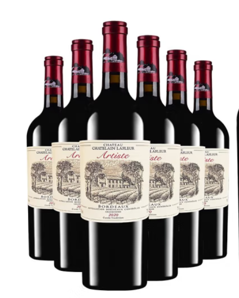 拉斐红酒艺术家城堡AOC/AOP级干红葡萄酒法国进口红酒 750ml*6瓶