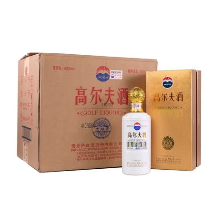 【东晟之美】53° 高尔夫 大师级 酱香型白酒 500ml （6瓶装）（2017年）