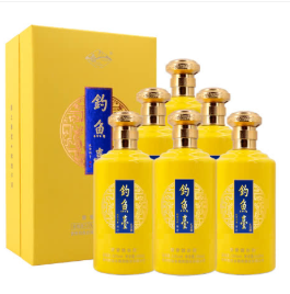 53°钓鱼台礼宾酒（黄色）500ml6