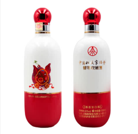 53°五粮液中国收藏家协会酱香收藏酒猪年大吉500ml*4（2019年）