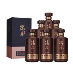 筑春筑春酱酒荣耀1988贵州茅台镇酱香型白酒 53度500ml6整箱装