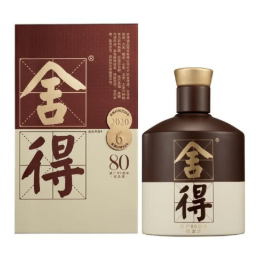 舍得酒品味舍得52度（第四代）建厂80周年纪念酒500ml6瓶整箱