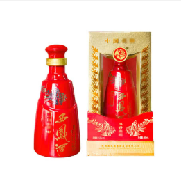 55°西凤酒中国红红西凤特壹号整箱500ML4瓶