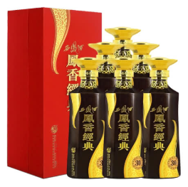 45°西凤酒凤香经典30年凤香型白酒整箱 500ml（6瓶装）