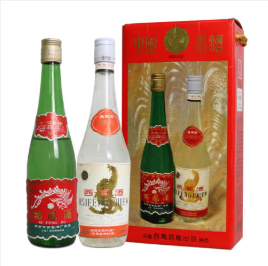 55°西凤酒500ml(2瓶装)(1995年-1997年)收藏老酒