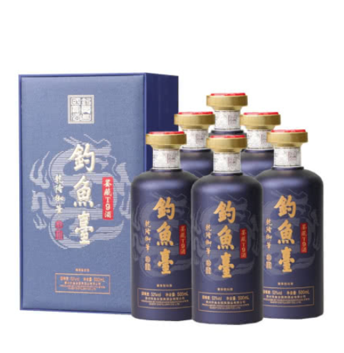 钓鱼台 鉴藏T9 53度酱香型500ml(6瓶)礼盒