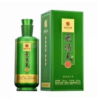 53°贵州茅台 习酒飞满天 天承 绿 酱香型白酒 整箱装500ml*6