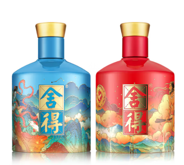 沱牌舍得 神话追天者 52度 500ml*2瓶 礼盒装 浓香型白酒