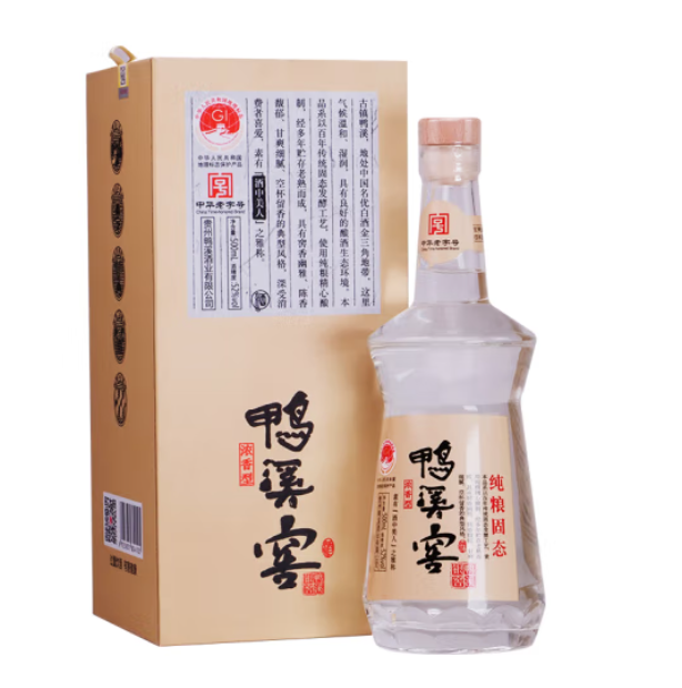 鸭溪 银窖 浓香型白酒 52度 500ml 单瓶装